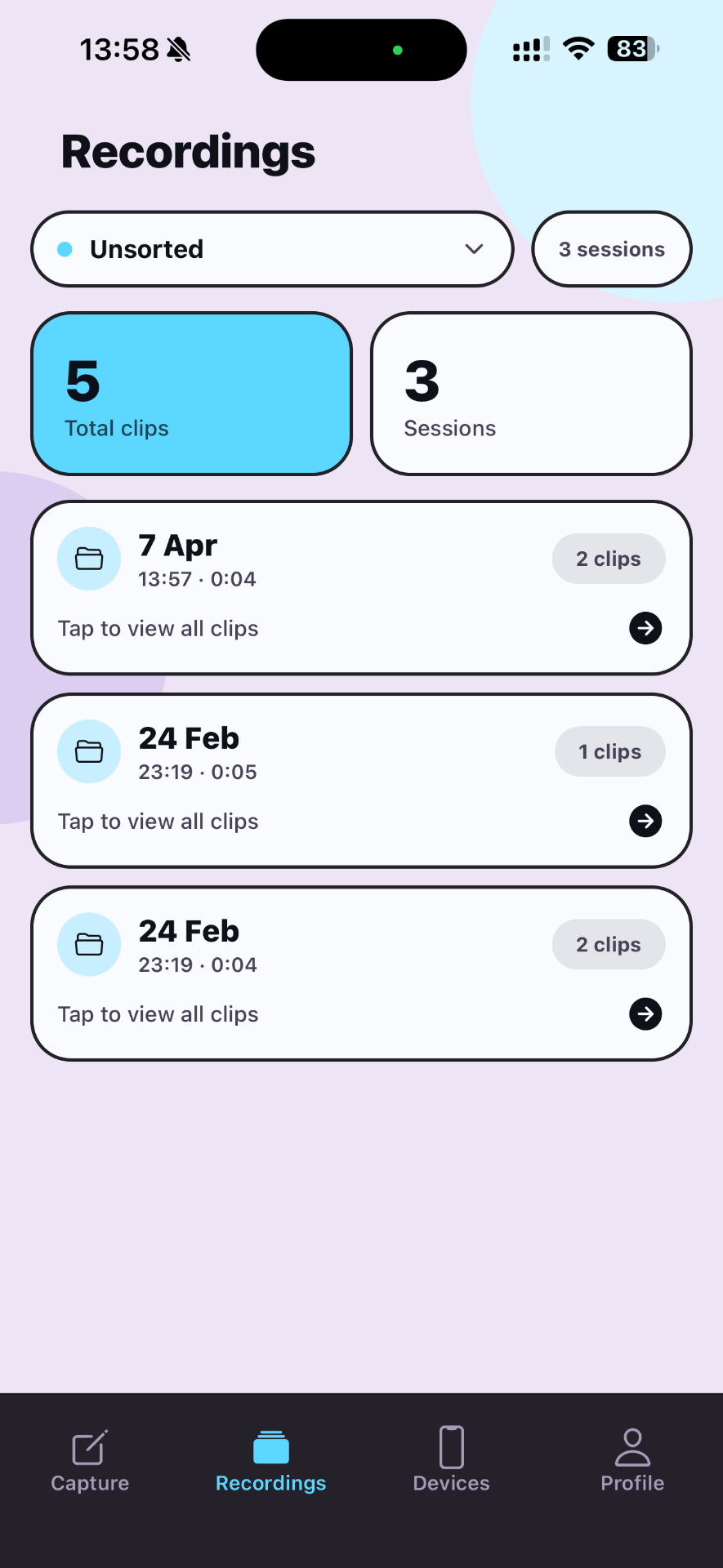 Every angle, in the right folder.